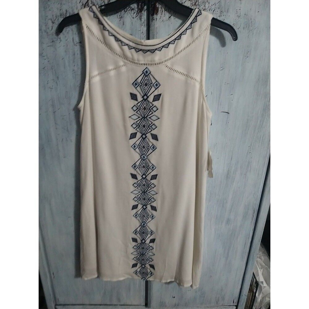 Altar'd State Embroidered Sleeveless Dress Sm Nwt Boho cottage core